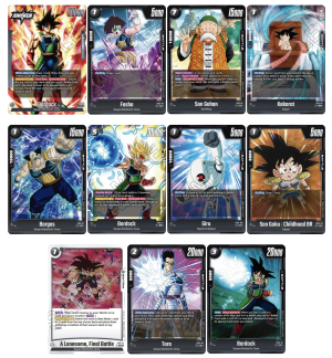 Fusion World - Deck Bardock Negro: Base (31 cartas)